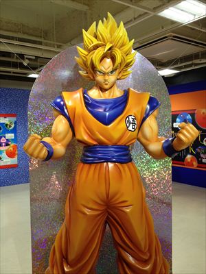 life size dbz statue